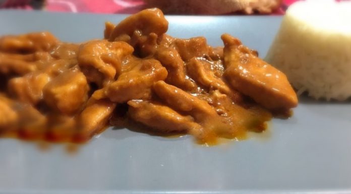 Pollo alla paprika con riso basmati